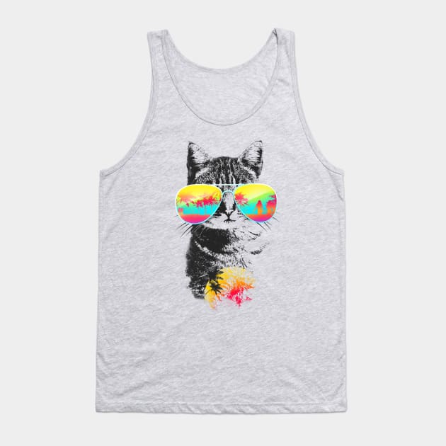 Cat Breeze Tank Top by Artemple